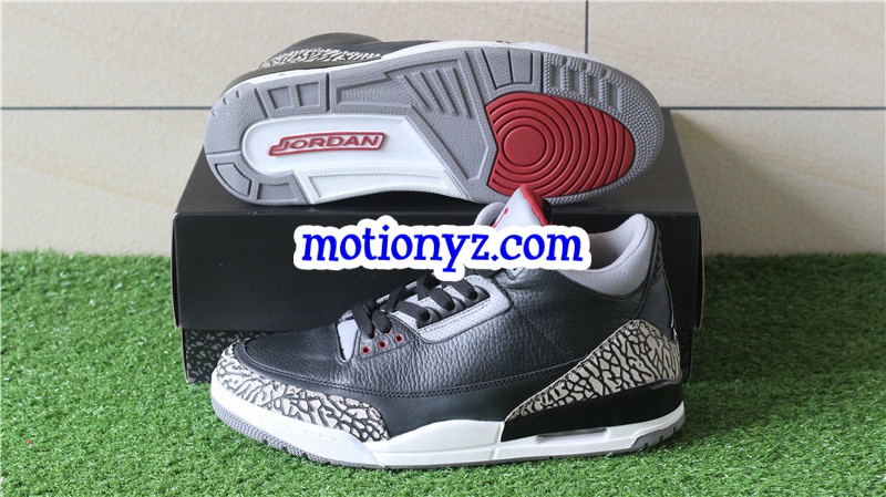 Authentic Air Jordan 3 Retro Black Cement